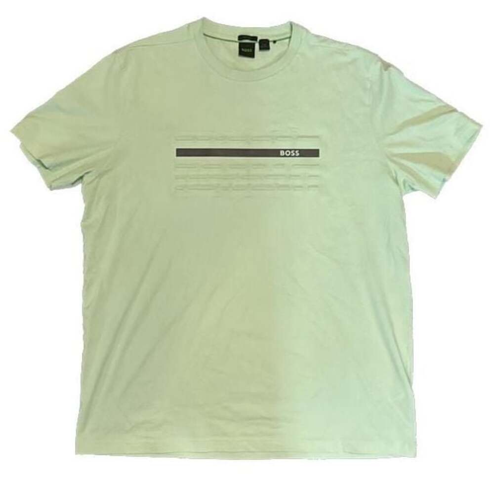 Hugo Boss T-Shirt in Green color Slim Fit